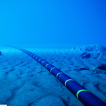 Severed Undersea Cables Plunge